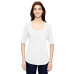 Ladies' Triblend Deep Scoop 1/2-Sleeve T-Shirt