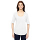 Ladies' Triblend Deep Scoop 1/2-Sleeve T-Shirt
