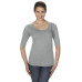 Ladies' Triblend Deep Scoop 1/2-Sleeve T-Shirt