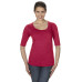 Ladies' Triblend Deep Scoop 1/2-Sleeve T-Shirt