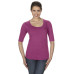 Ladies' Triblend Deep Scoop 1/2-Sleeve T-Shirt
