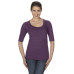 Ladies' Triblend Deep Scoop 1/2-Sleeve T-Shirt