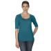 Ladies' Triblend Deep Scoop 1/2-Sleeve T-Shirt