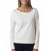 Ladies' French Terry Long-Sleeve Scoop