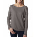 Ladies' French Terry Long-Sleeve Scoop