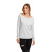 Ladies' French Terry Long-Sleeve Scoop