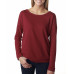 Ladies' French Terry Long-Sleeve Scoop