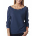 Ladies' French Terry 3/4-Sleeve Raglan