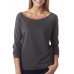 Ladies' French Terry 3/4-Sleeve Raglan