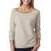 Ladies' French Terry 3/4-Sleeve Raglan