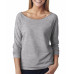 Ladies' French Terry 3/4-Sleeve Raglan