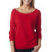 Ladies' French Terry 3/4-Sleeve Raglan