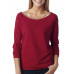 Ladies' French Terry 3/4-Sleeve Raglan