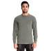 Adult Inspired Dye Long-Sleeve Crew with Pocket