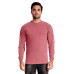 Adult Inspired Dye Long-Sleeve Crew with Pocket