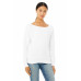 Ladies' Sponge Fleece Wide Neck Sweatshirt