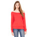 Ladies' Sponge Fleece Wide Neck Sweatshirt