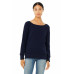 Ladies' Sponge Fleece Wide Neck Sweatshirt