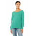 Ladies' Sponge Fleece Wide Neck Sweatshirt
