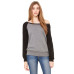 Ladies' Sponge Fleece Wide Neck Sweatshirt