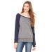 Ladies' Sponge Fleece Wide Neck Sweatshirt