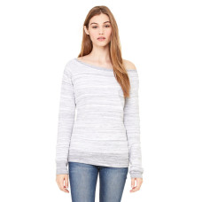 Ladies' Sponge Fleece Wide Neck Sweatshirt