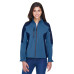 Ladies' Compass Colorblock Three-Layer Fleece Bonded Soft Shell Jacket