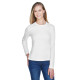 Ladies' Agility Performance Long-Sleeve Piqué Crewneck