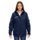 Ladies' Rivet Textured Twill Insulated Jacket