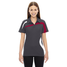 Ladies' Impact Performance Polyester Piqué Colorblock Polo