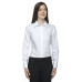 Ladies' Boulevard Wrinkle-Free Two-Ply 80's Cotton Dobby Taped Shirt with Oxford Twill