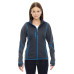 Ladies' Pulse Textured Bonded Fleece Jacket with Print
