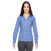 Ladies' Precise Wrinkle-Free Two-Ply 80's Cotton Dobby Taped Shirt