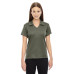 Ladies' Exhilarate Coffee Charcoal Performance Polo with Back Pocket