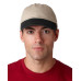 Adult Classic Cut Chino Cotton Twill Unstructured Two-Tone Cap