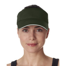 Adult Classic Cut Brushed Cotton Twill Sandwich Visor