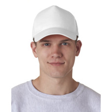 Adult Classic Cut Cotton Twill 5-Panel Cap
