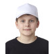Youth Classic Cut Cotton Twill 5-Panel Cap