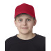 Youth Classic Cut Cotton Twill 5-Panel Cap