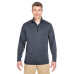 Adult Striped Quarter-Zip Pullover