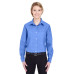 Ladies' Long-Sleeve Performance Pinpoint