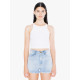 Ladies' Cotton Spandex Sleeveless Crop Top