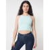 Ladies' Cotton Spandex Sleeveless Crop Top