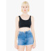 Ladies' Cotton Spandex Crop Tank