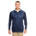 Adult Cool & Dry Sport Quarter-Zip Pullover with Side and Sleeve Panels