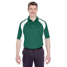 Adult Cool & Dry Sport Performance Colorblock Interlock Polo