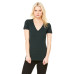 Ladies' Triblend Short-Sleeve Deep V-Neck T-Shirt
