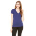 Ladies' Triblend Short-Sleeve Deep V-Neck T-Shirt