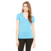Ladies' Triblend Short-Sleeve Deep V-Neck T-Shirt