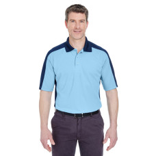 Adult Cool & Dry Stain-Release Two-Tone Performance Polo